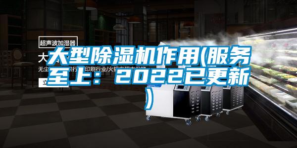 大型除湿机作用(服务至上:2022已更新)