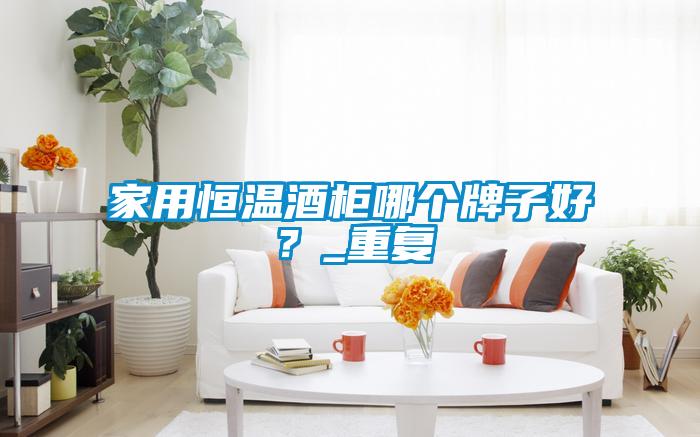 家用恒温酒柜哪个牌子好？_重复
