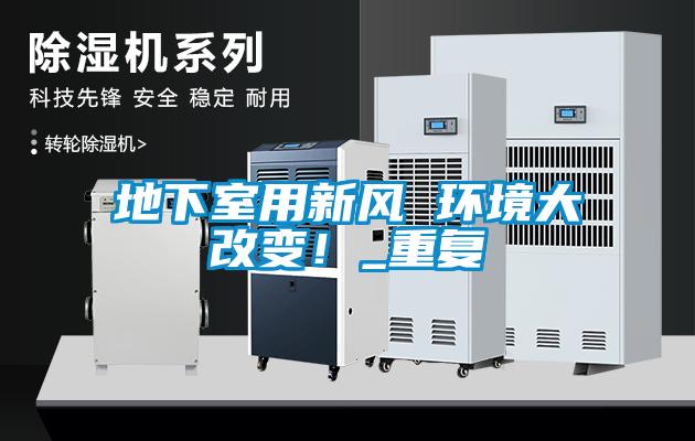 地下室用新风 环境大改变！_重复