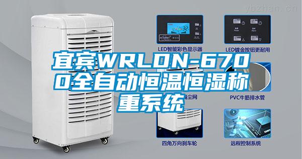 宜宾WRLDN-6700全自动恒温恒湿称重系统