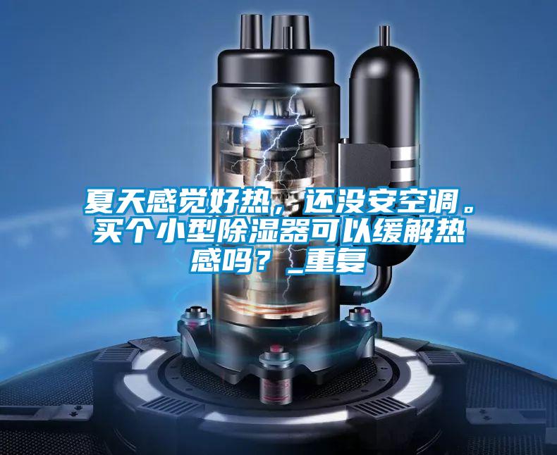 夏天感觉好热,还没安空调。买个小型除湿器可以缓解热感吗?_重复