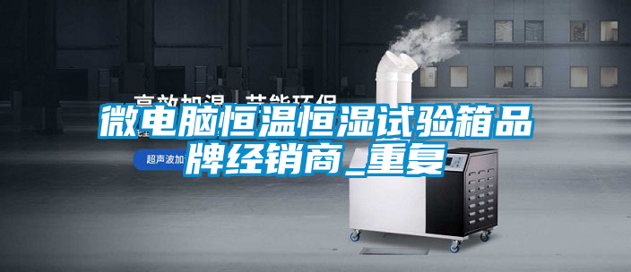 微电脑恒温恒湿试验箱品牌经销商_重复