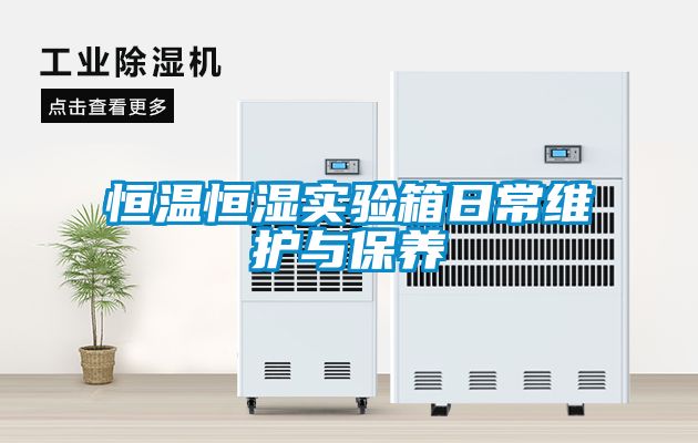 恒温恒湿实验箱日常维护与保养