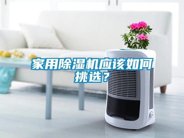 家用除湿机应该如何挑选？