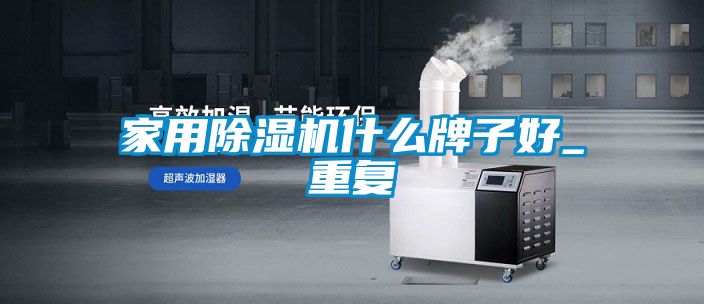 家用除湿机什么牌子好_重复
