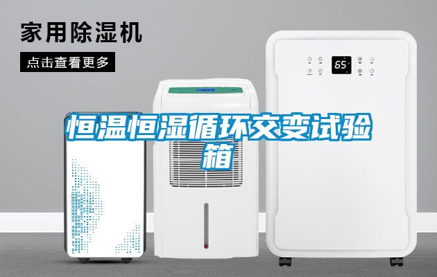 恒温恒湿循环交变试验箱