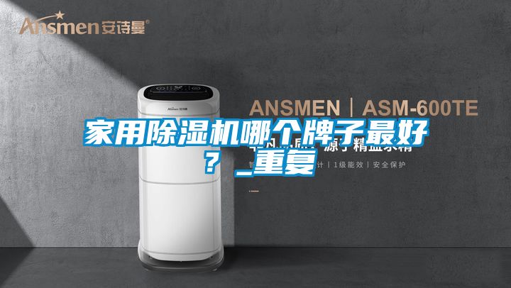 家用除湿机哪个牌子最好？_重复
