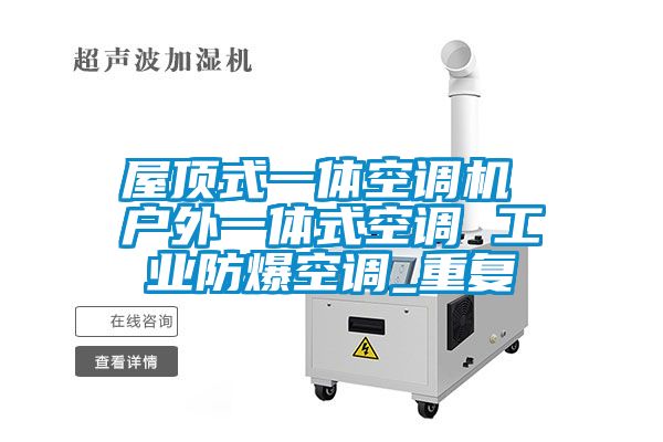 屋顶式一体空调机 户外一体式空调 工业防爆空调_重复