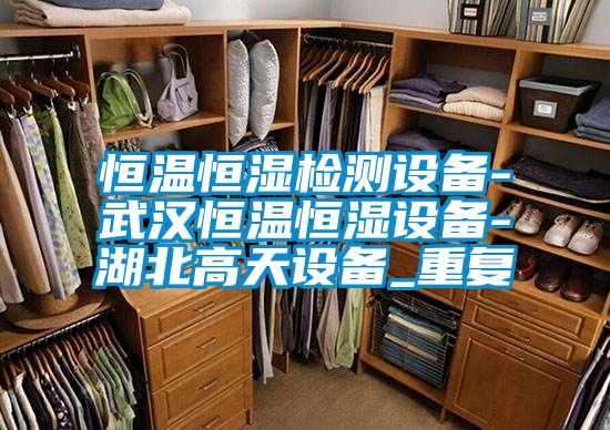 恒温恒湿检测设备-武汉恒温恒湿设备-湖北高天设备_重复