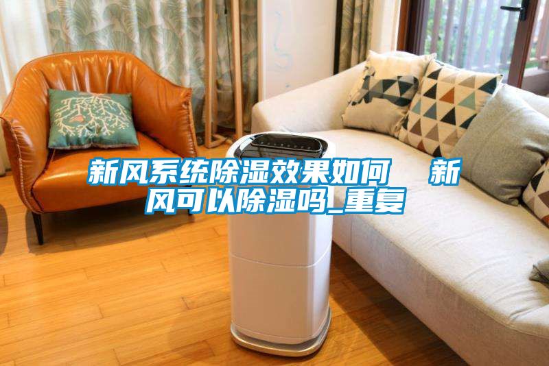 新风系统除湿效果如何  新风可以除湿吗_重复