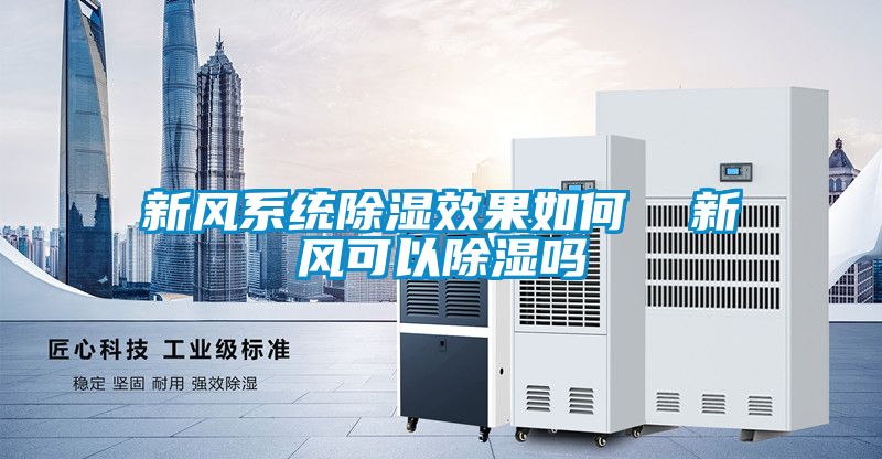 新风系统除湿效果如何  新风可以除湿吗