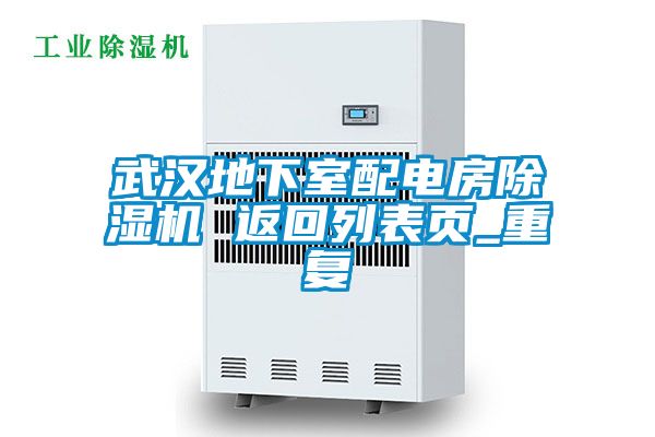 武汉地下室配电房除湿机 返回列表页_重复