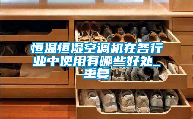 恒温恒湿空调机在各行业中使用有哪些好处_重复