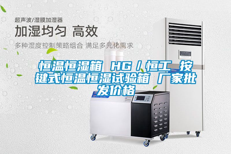 恒温恒湿箱 HG／恒工 按键式恒温恒湿试验箱 厂家批发价格