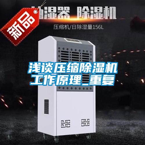 浅谈压缩除湿机工作原理_重复