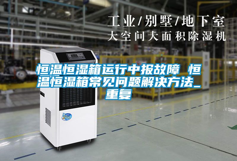 恒温恒湿箱运行中报故障 恒温恒湿箱常见问题解决方法_重复