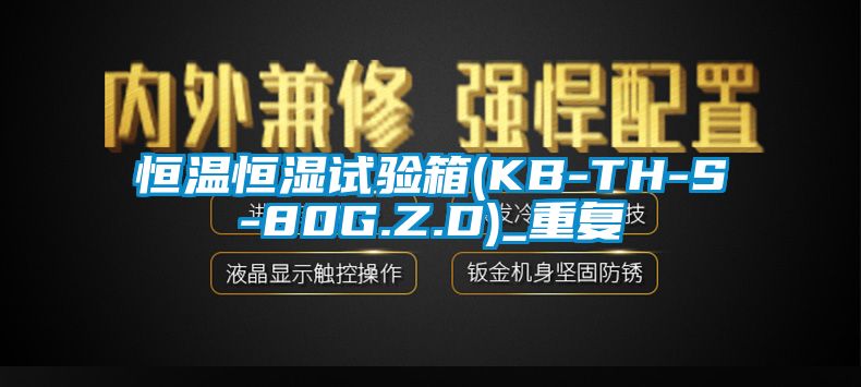 恒温恒湿试验箱(KB-TH-S-80G.Z.D)_重复