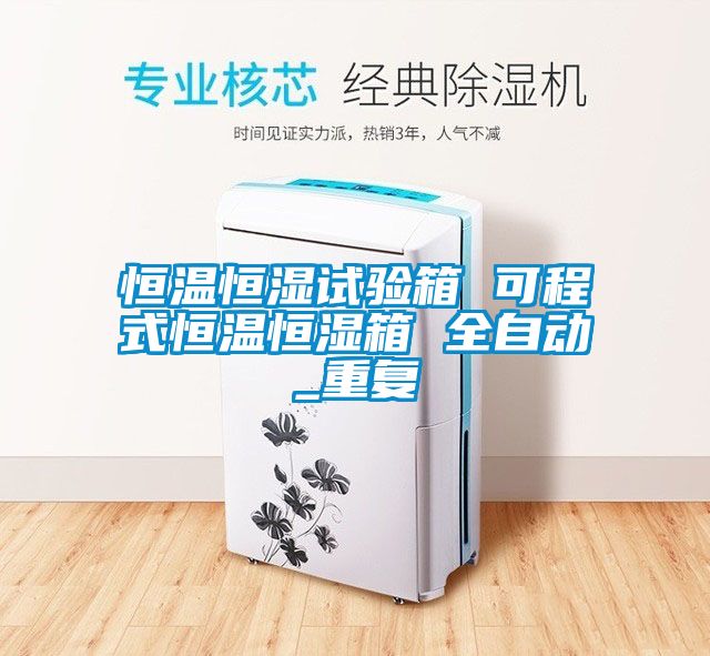 恒温恒湿试验箱 可程式恒温恒湿箱 全自动_重复