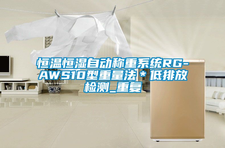 恒温恒湿自动称重系统RG-AWS10型重量法＊低排放检测_重复