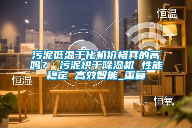 污泥低温干化机价格真的高吗？ 污泥烘干除湿机 性能稳定 高效智能_重复