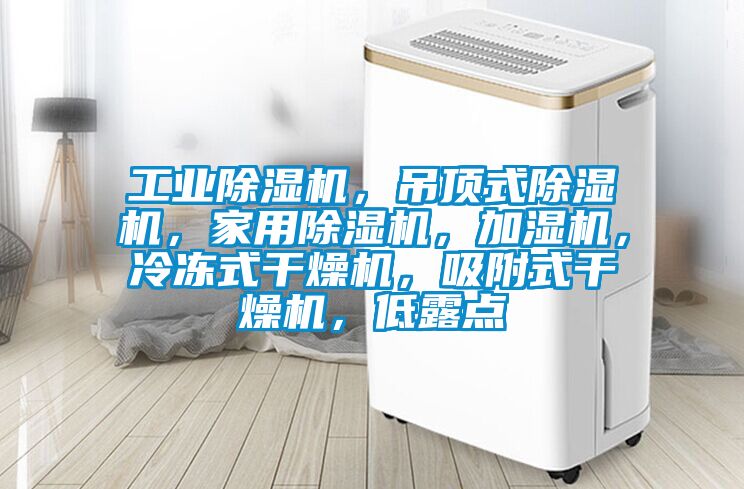 工业除湿机，吊顶式除湿机，家用除湿机，加湿机，冷冻式干燥机，吸附式干燥机，低露点