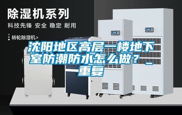 沈阳地区高层一楼地下室防潮防水怎么做？_重复