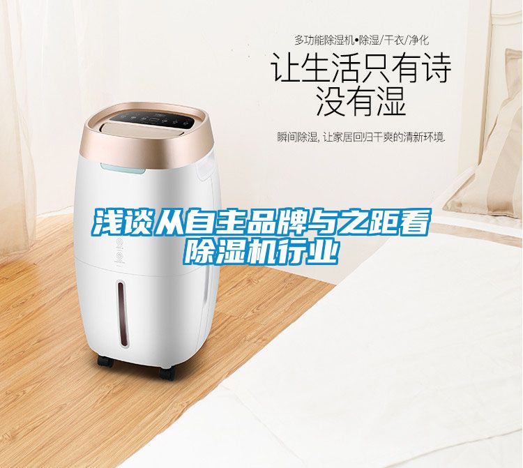 浅谈从自主品牌与之距看除湿机行业