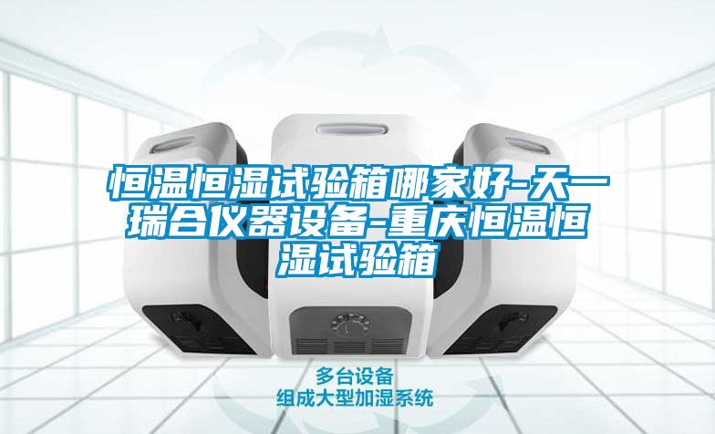 恒温恒湿试验箱哪家好-天一瑞合仪器设备-重庆恒温恒湿试验箱