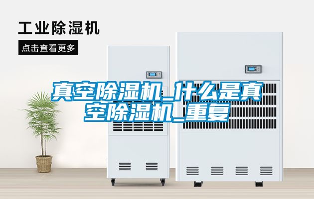 真空除湿机_什么是真空除湿机_重复