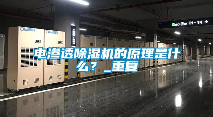 电渗透除湿机的原理是什么？_重复