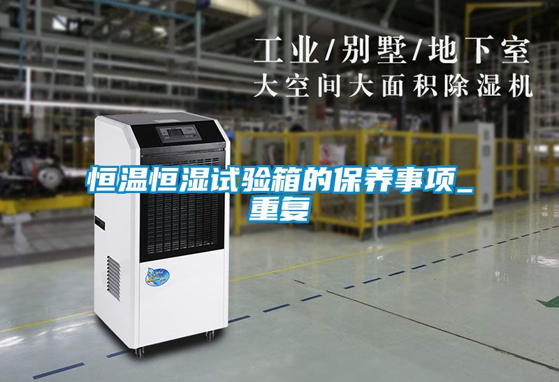 恒温恒湿试验箱的保养事项_重复