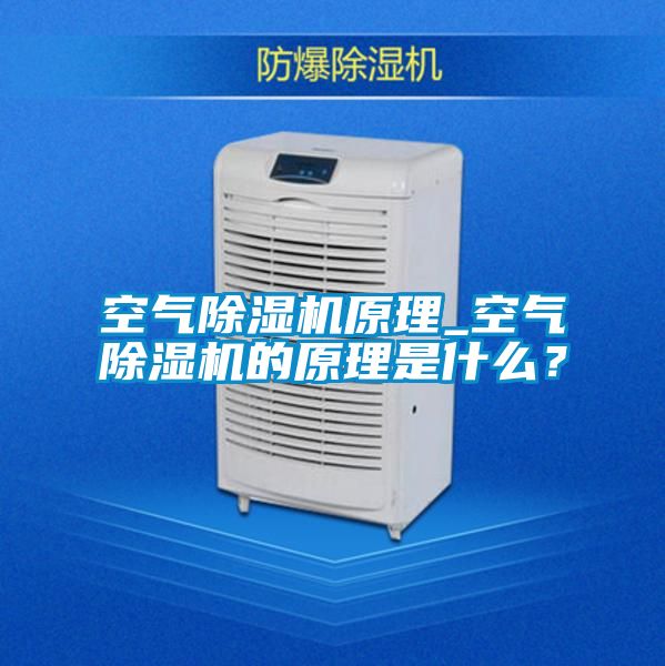 空气除湿机原理_空气除湿机的原理是什么？