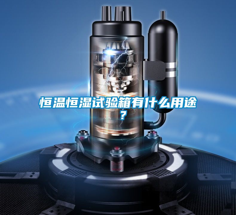 恒温恒湿试验箱有什么用途 ？