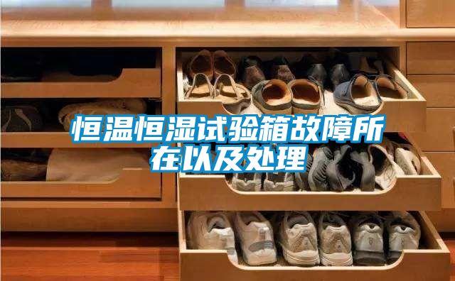 恒温恒湿试验箱故障所在以及处理