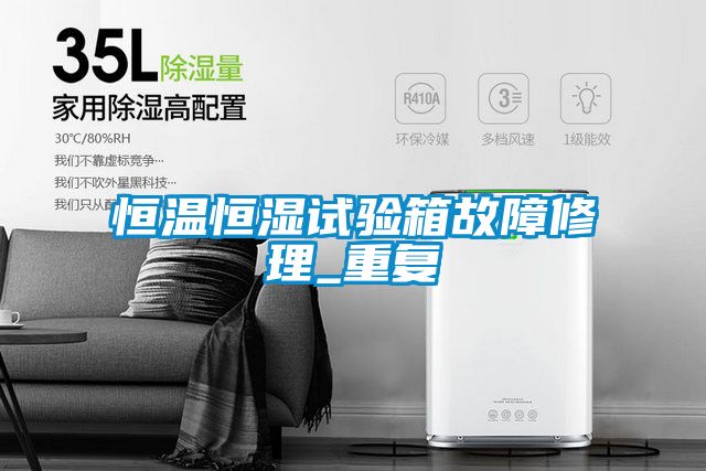 恒温恒湿试验箱故障修理_重复