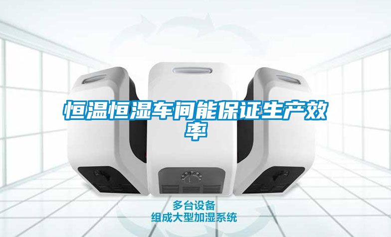 恒温恒湿车间能保证生产效率