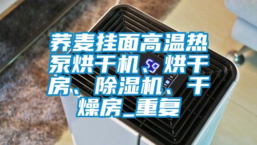 荞麦挂面高温热泵烘干机、烘干房、除湿机、干燥房_重复