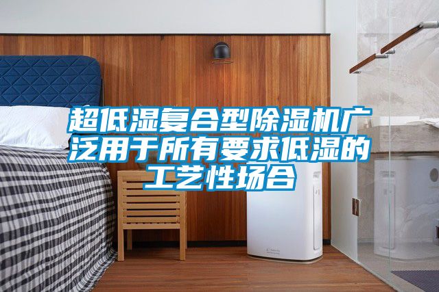 超低湿复合型除湿机广泛用于所有要求低湿的工艺性场合