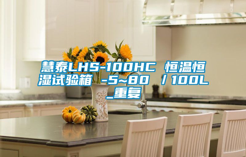 慧泰LHS-100HC 恒温恒湿试验箱 -5~80℃／100L_重复