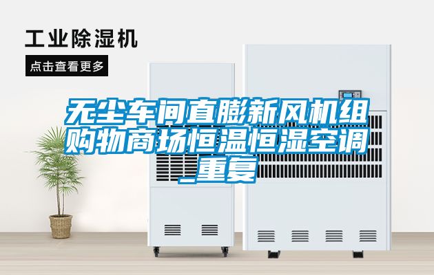 无尘车间直膨新风机组购物商场恒温恒湿空调_重复