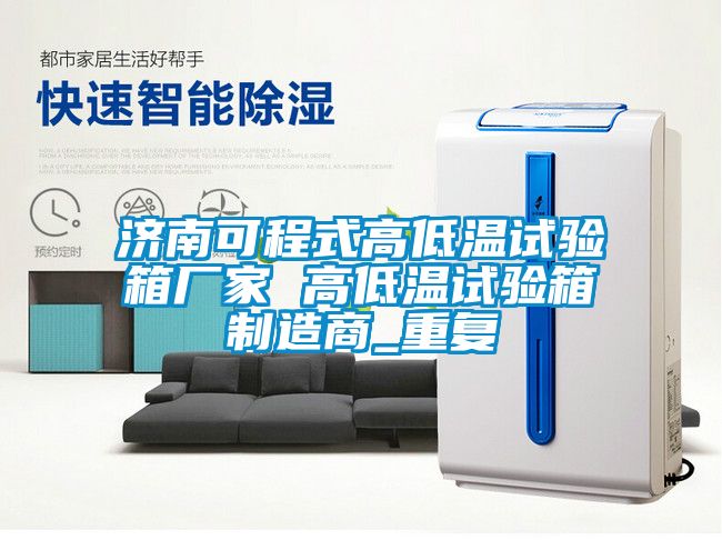 济南可程式高低温试验箱厂家 高低温试验箱制造商_重复