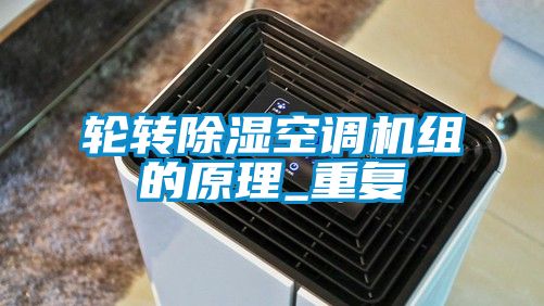 轮转除湿空调机组的原理_重复