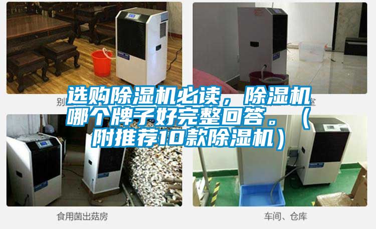 选购除湿机必读，除湿机哪个牌子好完整回答。（附推荐10款除湿机）