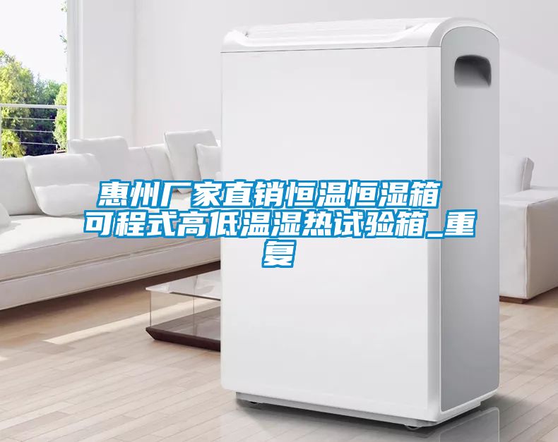 惠州厂家直销恒温恒湿箱 可程式高低温湿热试验箱_重复