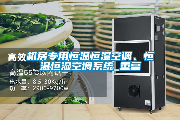 机房专用恒温恒湿空调、恒温恒湿空调系统_重复