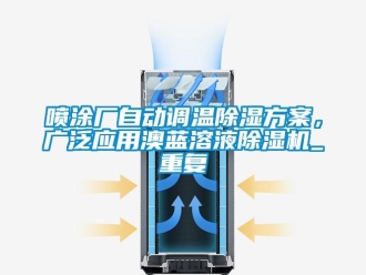 行业资讯喷涂厂自动调温除湿方案，广泛应用澳蓝溶液除湿机_重复