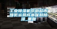 工业除湿机帮助超市降低运营成本保鲜除湿_重复
