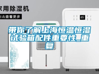 知识百科带你了解上海恒温恒湿试验箱配件重要性_重复