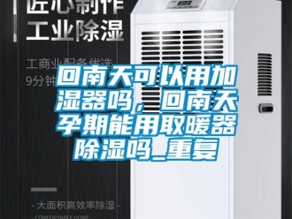 行业资讯回南天可以用加湿器吗，回南天孕期能用取暖器除湿吗_重复