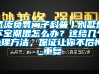企业动态氧添负氧离子科普丨别墅地下室潮湿怎么办？这结几个处理方法，保证让你不后悔！_重复